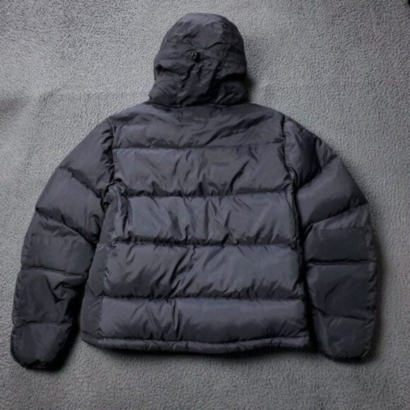 New ONLY NY Jacket Mens S Small Packable Snorkel Puffer Down Nylon Black - Picture 4 of 9